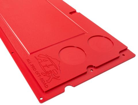 05-23 Toyota Tacoma Overland Tailgate Table Divided Cutting Board Red All Pro Off Road