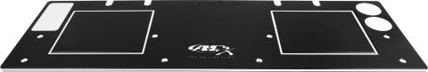 19-23 Jeep Gladiator Overland Tailgate Table Divided Cutting Board Black/White All Pro Off Road