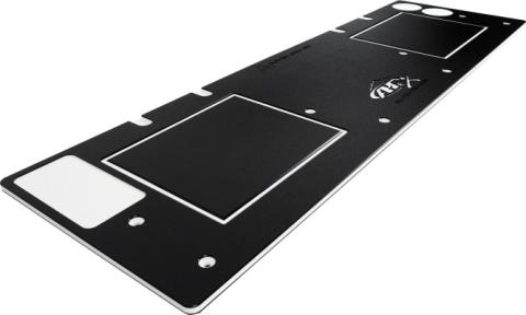 19-23 Jeep Gladiator Overland Tailgate Table Divided Cutting Board Black/White All Pro Off Road