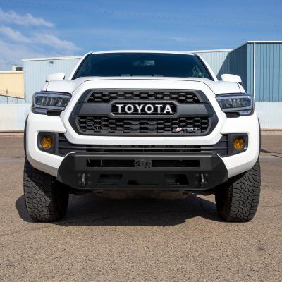 16-23 Toyota Tacoma Low Profile Front Bumper Black Powdercoat No Hoop All Pro Off Road