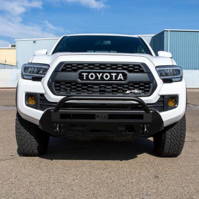 16-23 Toyota Tacoma Low Profile Front Bumper Aluminum Bare Center Hoop All Pro Off Road