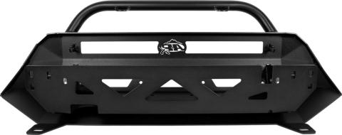 16-23 Toyota Tacoma Low Profile Front Bumper Aluminum Black Powdercoat Center Hoop All Pro Off Road