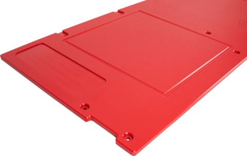 04-08 Ford F-150 Overland Tailgate Table Divided Cutting Board Red All Pro Off Road