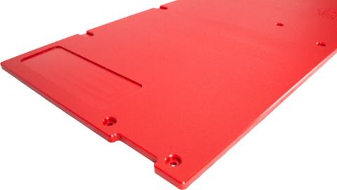 04-08 Ford F-150 Overland Tailgate Table Smooth Surface Red All Pro Off Road