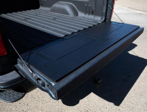 15-19 GMC Sierra 2500 Overland Tailgate Table Smooth Surface Red All Pro Off Road