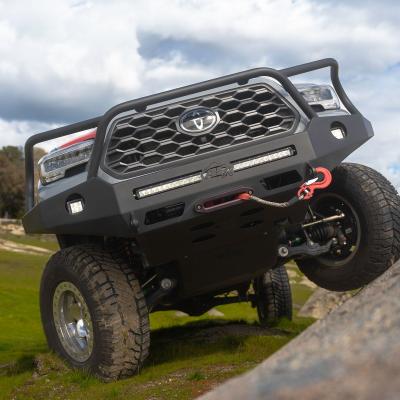16-23 Toyota Tacoma APEXG3N Front Bumper Aluminum Black Powdercoat Full Hoop All Pro Off Road