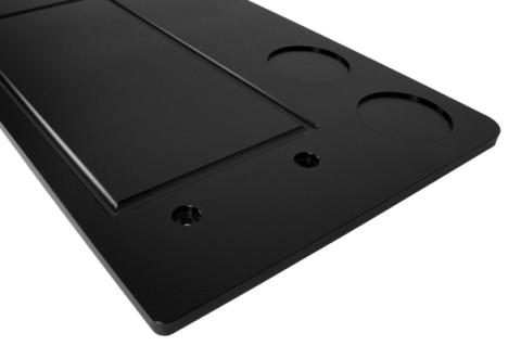 95-04 Toyota Tacoma Overland Tailgate Table Divided Cutting Board Black All Pro Off Road