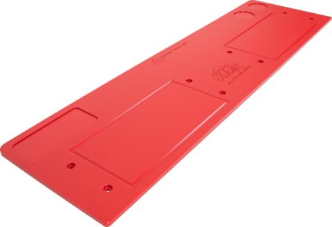 95-04 Toyota Tacoma Overland Tailgate Table Divided Cutting Board Red All Pro Off Road