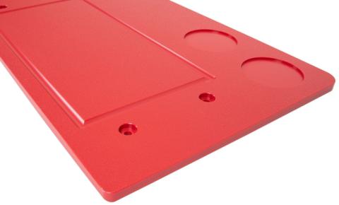 95-04 Toyota Tacoma Overland Tailgate Table Divided Cutting Board Red All Pro Off Road