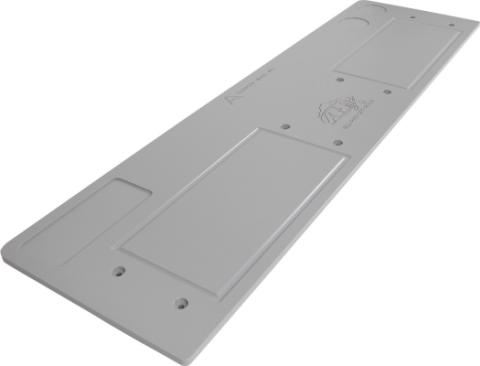 95-04 Toyota Tacoma Overland Tailgate Table Divided Cutting Board Gray All Pro Off Road