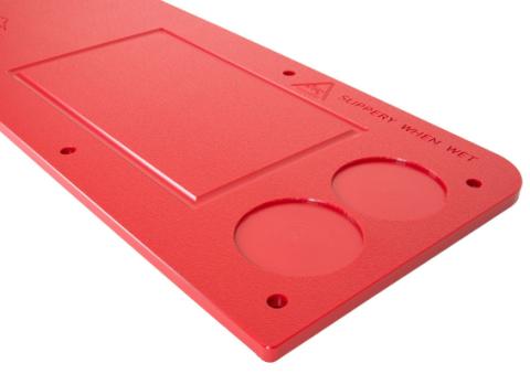 84-88 Toyota 4Runner Overland Tailgate Table Divided Cutting Board Red All Pro Off Road