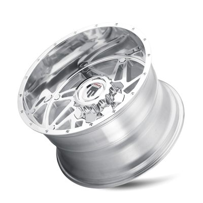 Warrior AT165 Polished 22X14 5-127/5-139.7 -76MM 78.1MM Off Road Wheels American Truxx
