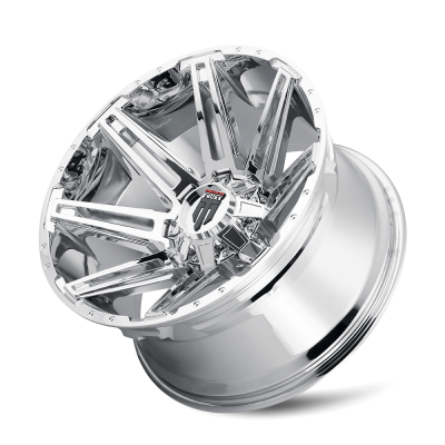 Boom AT1903 Chrome 20X9 5-127 -12MM 78.1MM Off Road Wheels American Truxx