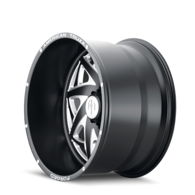 Forged Kronos ATF1910 Matte Black Milled 22X12 8-165.1 -44MM 125.2MM Off Road Wheels American Truxx Forged