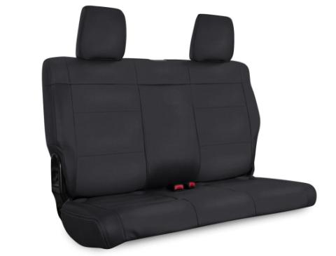 Rear Seat Cover for 11-12 Jeep Wrangler JKU 4 Door All Black PRP Seats