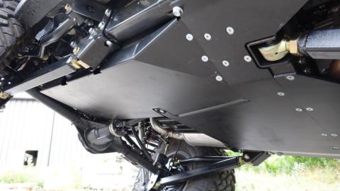 Jeep Wrangler Gas Tank Skid Plate Only 2007-2018 JK 2 Door Only Clayton Off Road