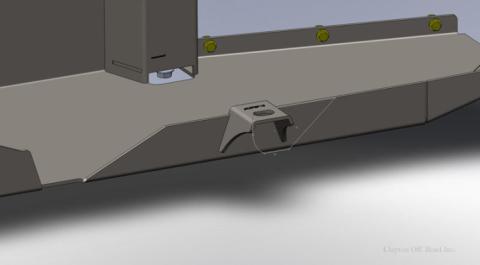 Jeep Wrangler Gas Tank Skid Plate 2007-2018 JK 2 Door Only Clayton Off Road