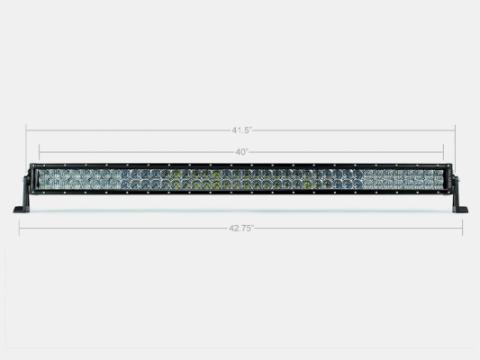 42 Inch Spot Curved Dual Row 5D Optic OSRAM LED Bar Cali Raised LED