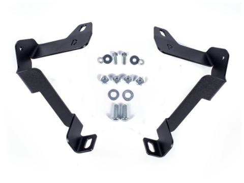 14-21 Tundra 32 Inch Lower Bumper Hidden LED Light Bar Mounting Brackets Cali Raised LED