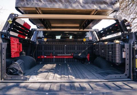 Bed Channel Supports 14-20 Tundra Black Semi Gloss Powdercoat Cali Raised LED