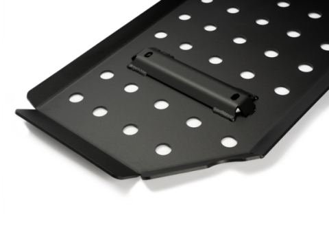 2005-2022 DCSB and AC Toyota Tacoma Fuel Tank Skid Plate Aluminum Powercoat Black Cali Raised LED