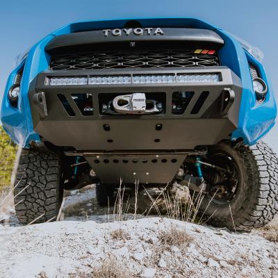 2014-Present 4Runner Front Skid Plate Aluminum/Powdercoat Cali Raised LED