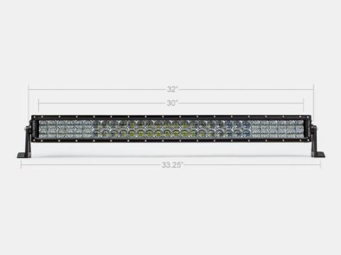 Second 32 Inch Light Bar with Relocation Mounts For 2016-2023 Tacoma Stealth Bumper/Spot Cali Raised LED