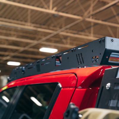 Premium Roof Rack For 24 Toyota Tacoma - Yes Lighting Cut Out Cali Raised LED