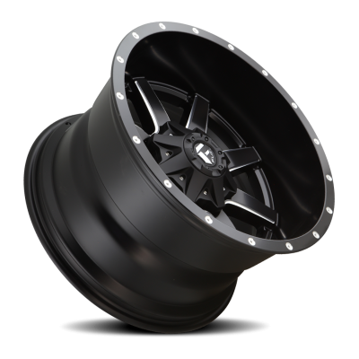 Aluminum Wheels 22X9.5 Maverick D538 5 On 139.7/5 On 150 Black Milled 110.3 Bore 25 Offset Fuel Off Road Wheels