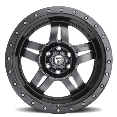 Aluminum Wheels 17X8.5 Anza D558 5 On 114.3 Matte Gunmetal Gray 72.6 Bore -6 Offset 5 Spoke Fuel Off Road Wheels