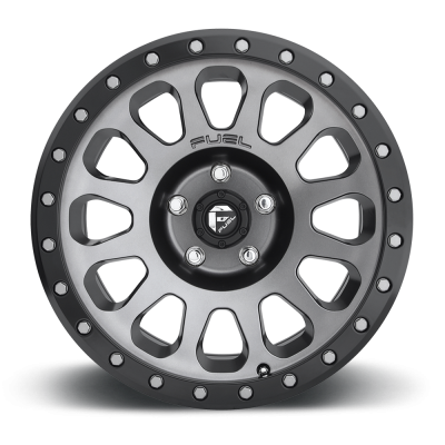 Aluminum Wheels 18X9 Vector D601 5 On 127 Anthracite Gray Black Bead Ring 78.1 Bore 1 Offset Fuel Off Road Wheels