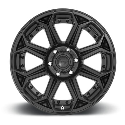 Aluminum Wheels 18X9 Siege D706 5 On 150 Matte Black 110.2 Bore 1 Offset Fuel Off Road Wheels