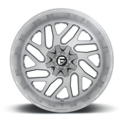Aluminum Wheels 20X10 Triton Platinum D715 5 On 114.3/5 On 127 Brush Gunmetal Gray/Clear Tint 78.1 Bore -18 Offset Mesh Spoke Fuel Off Road Wheels