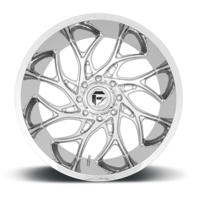 Aluminum Wheels 24X14 Runner D740 6 On 139.7 Chrome 106.1 Bore -75 Offset Fuel Off Road Wheels
