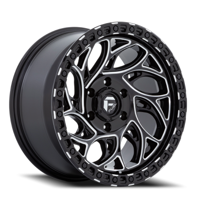 Aluminum Wheels 20X9 Runner OR D840 5 On 127 Gloss Black Milled 71.5 Bore 1 Offset Fuel Off Road Wheels