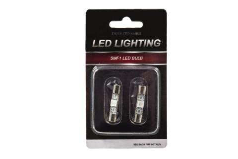28mm SMF1 LED Bulb Red Single Diode Dynamics