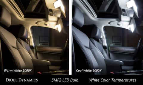 28mm SMF2 LED Bulb Warm White Single Diode Dynamics