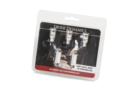 Wrangler JK 4dr Interior Kit Stage 1 Red Diode Dynamics