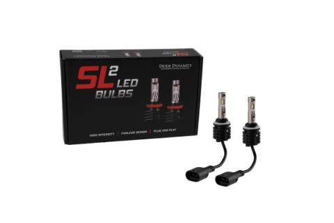 880/881 Yellow SL2 LED Bulbs Pair Diode Dynamics