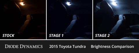 Interior LED Kit for 2014-2018 Toyota Tundra,  Cool White Stage 1 Diode Dynamics