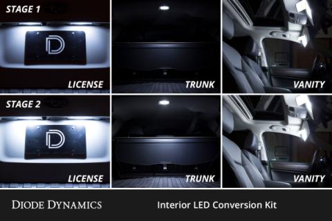 Interior LED Kit for 1996-2002 Toyota 4Runner, Cool White Stage 2 Diode Dynamics