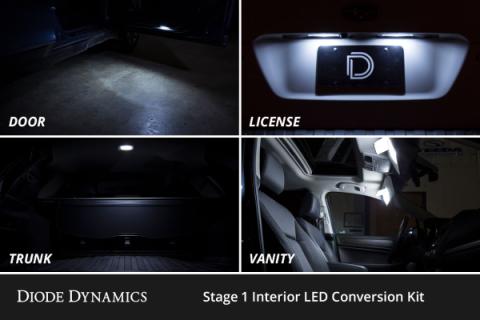 Interior LED Kit for 2003-2009 Toyota 4Runner, Cool White Stage 2 Diode Dynamics