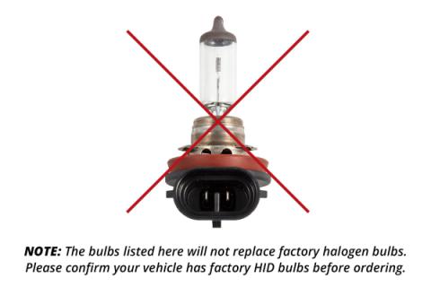 Replacement OEM HID Bulbs for 2018-2021 Chevrolet Equinox LT (Pair) 5000K Diode Dynamics