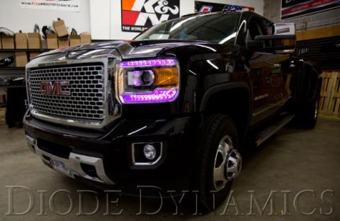 2014-2016 GMC Sierra RGBW DRL LED Boards Diode Dynamics