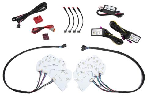 RGBWA DRL LED Boards for 2018-2023 USDM Ford Mustang