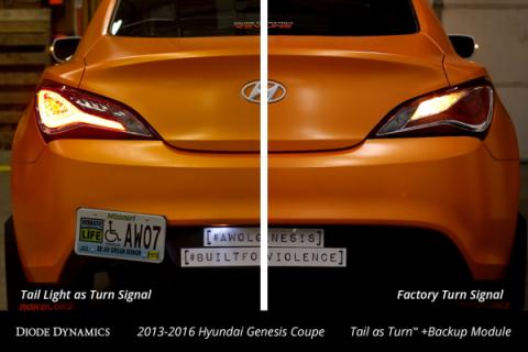 2013-2016 Hyundai Genesis Coupe Tail as Turn +Backup Module (USDM) Stage 1 Diode Dynamics