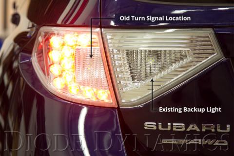 2008-2014 Subaru WRX/STi Hatchback Tail as Turn +Backup Module (USDM) Stage 1 Diode Dynamics