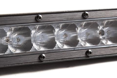 42 Inch LED Light Bar  Single Row Straight Clear Combo Each Stage Series Diode Dynamics