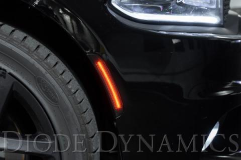 LED Sidemarkers for 2015-2021 Dodge Charger, Clear (set)