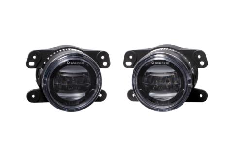 Elite Series Fog Lamps for 2011-2014 Dodge Charger Pair Cool White 6000K Diode Dynamics